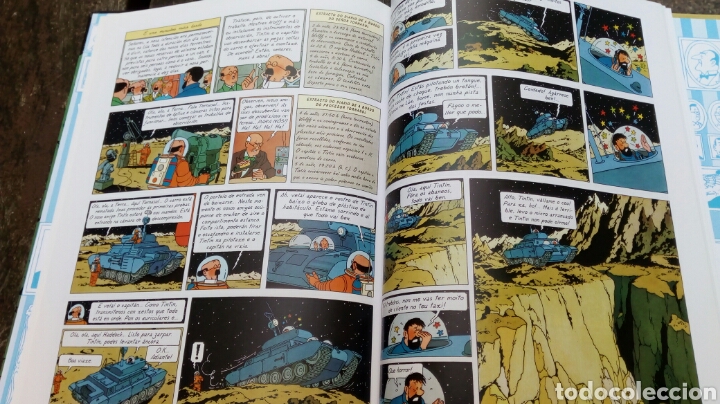 C&oacute;mics: TINT&Iacute;N - CAMI&Ntilde;ANTES NA L&Uacute;A. EDICI&Oacute;N EN GALLEGO. RARA - Foto 2
