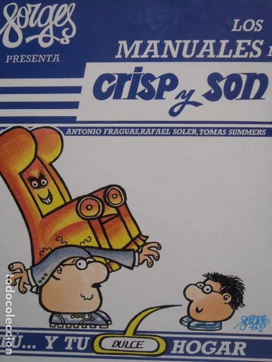 C&oacute;mics: FORGES - LOS MANUALES DE CRISP Y SON - N&ordm;3 - TU Y TU HOGAR- 1984 - Foto 1