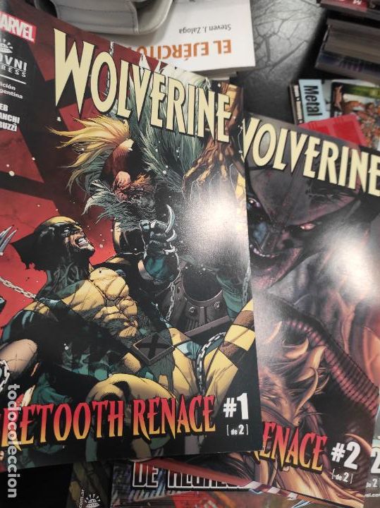 C&oacute;mics: wolverine sabertooth renace completo ovni marvel