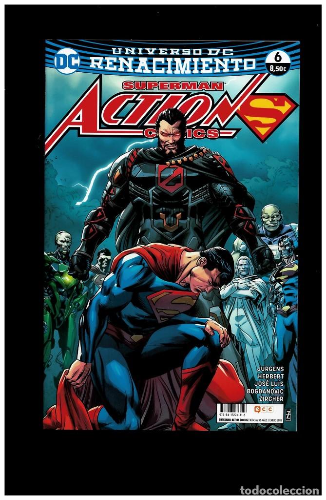 C&oacute;mics: Superman action, renacimiento 6 ECC en perfecto estado - Foto 1