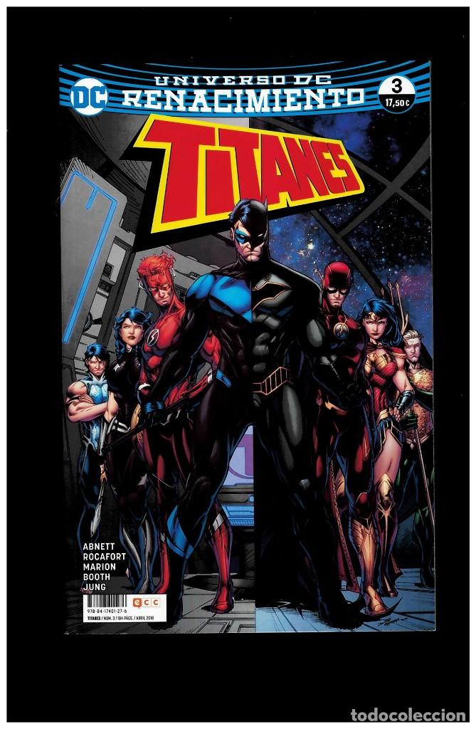 C&oacute;mics: Titanes 3, renacimiento ECC en perfecto estado - Foto 1