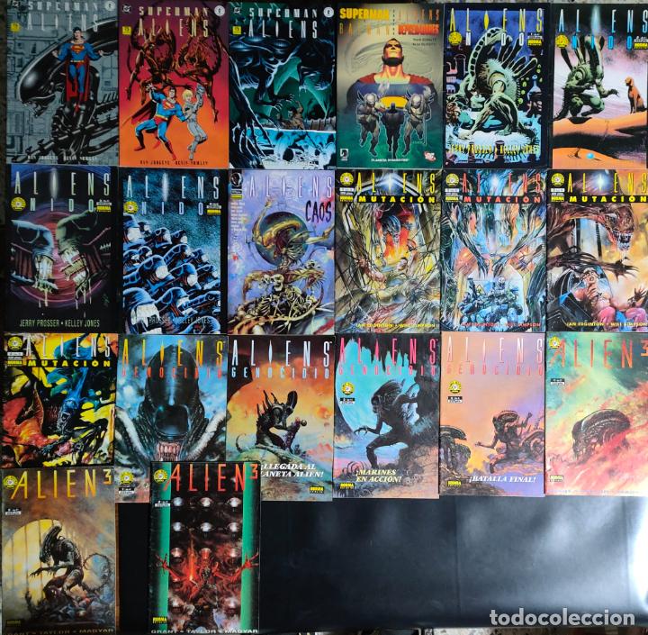 C&oacute;mics: LOTE ALIEN PREDATOR SUPERMAN Y BATMAN EN BUEN ESTADO - Foto 1