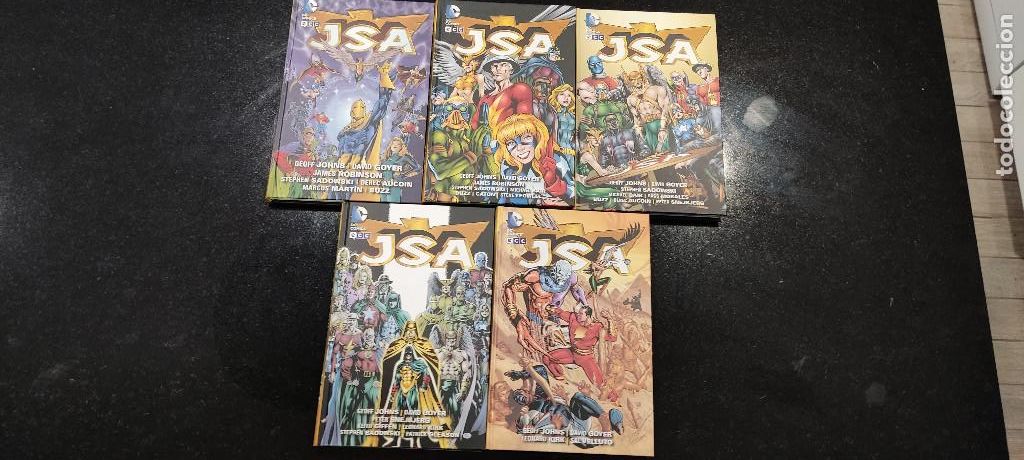 C&oacute;mics: JSA de Geoff Johns 1 a 5 Tapa Dura - Foto 1