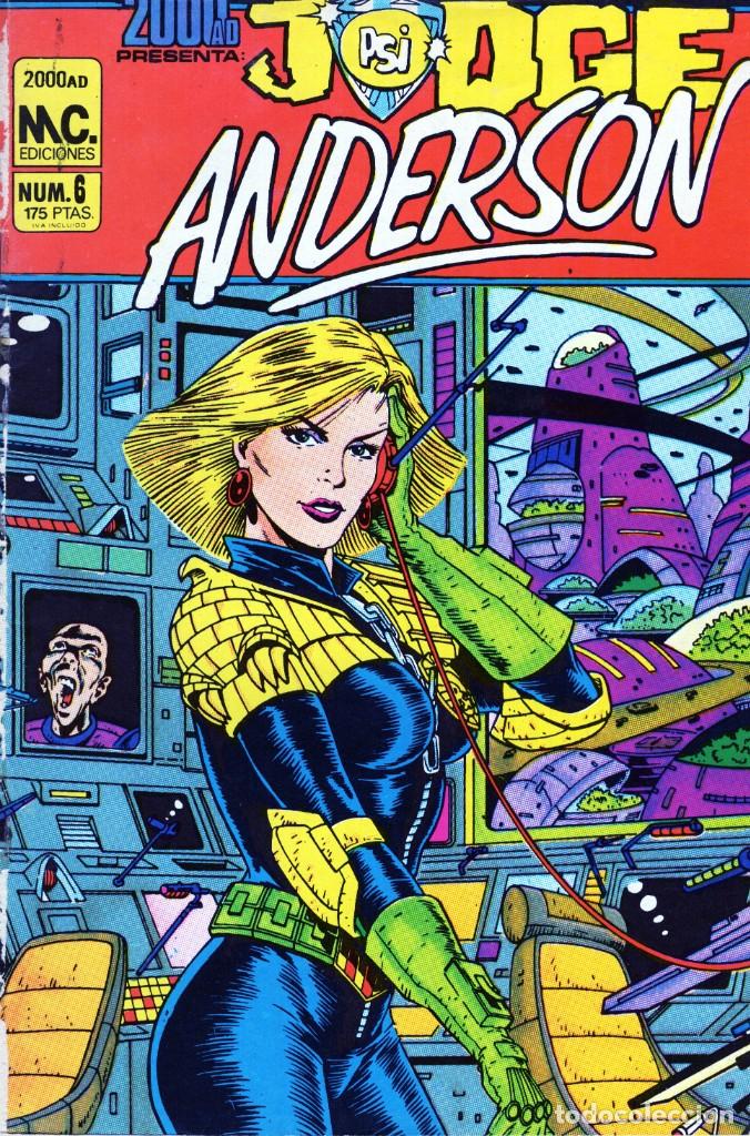C&oacute;mics: 2000 AD PRESENTA N&ordm; 6 JUDGE ANDERSON - M.C. EDICIONES - PROCEDE DE RETAPADO - OFM15