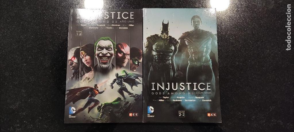 C&oacute;mics: Injustice A&ntilde;o Uno 1 y 2 Ecc Ediciones
