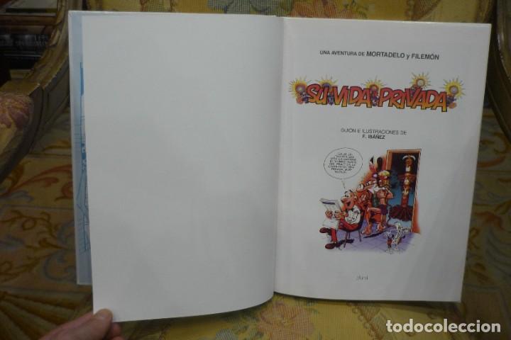 C&oacute;mics: MORTADELO Y FILEM&Oacute;N: SU VIDA PRIVADA, DE IBA&Ntilde;EZ. EDICIONES PLURAL 1998. - Foto 5