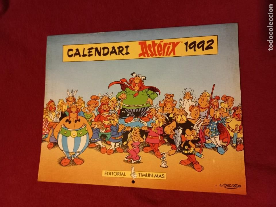 C&oacute;mics: CALENDARI ASTERIX 1992 - ED. TIMUN MAS - EN CATALAN - Foto 1