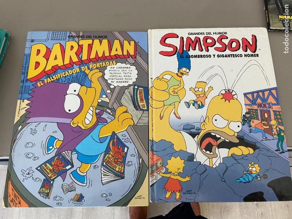 C&oacute;mics: BARTMAN SIMPSON 2 TEBEOS BUEN ESTADO - Foto 1