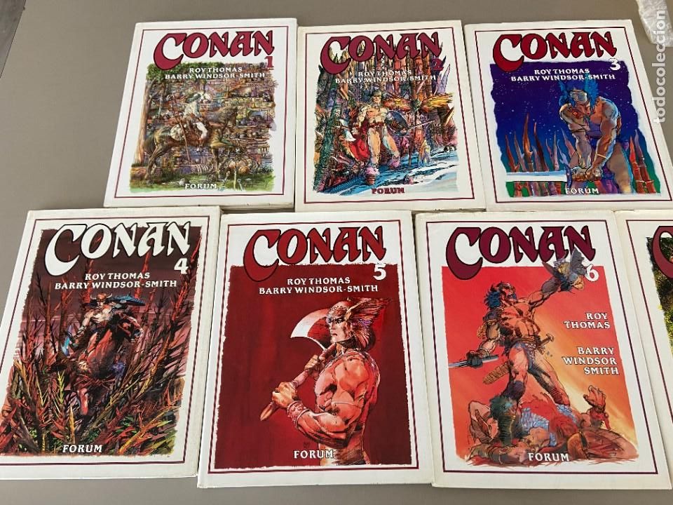 C&oacute;mics: CONAN 7 TOMOS BUEN ESTADO ROY THOMAS - Foto 1