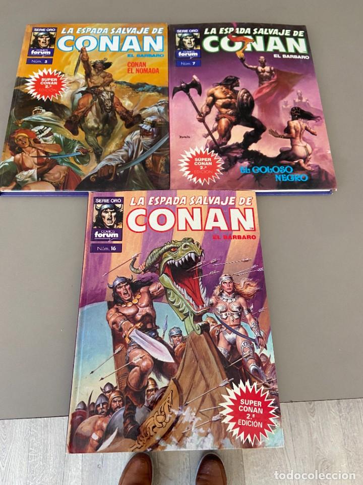 C&oacute;mics: SUPER CONAN 2&ordf; SERIE N&ordm; 5-7 Y 16 BUEN ESTADO - Foto 1