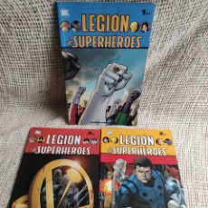 Cómics: LEGION DE SUPER HEROES - LOTE CON LOS TOMOS 1 AL 3