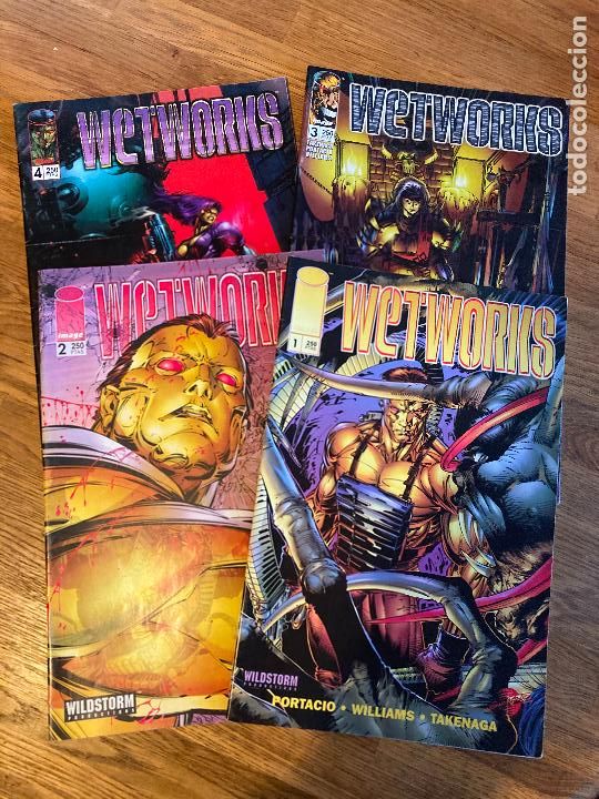 Comics: &iexcl;&iexcl;LIQUIDACION!! PEDIDO MINIMO 5 EUROS - LOTE 4 NUMEROS WETWORKS (1,2,3,4) - PLANETA - GCH