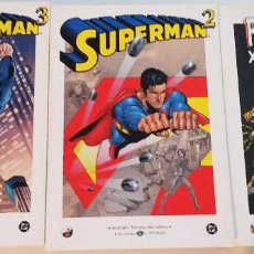 Cómics: LIBROS DE COMICS, SUPER MAN 2 LIBROS Y PATRULLA X 1 LIBRO. NUEVOS. Lote 326770053