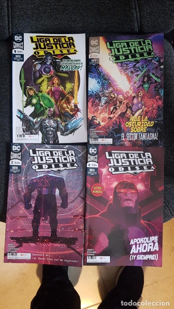 C&oacute;mics: LIGA DE LA JUSTICIA ODISEA (OBRA COMPLETA 4 TOMOS) - ECC - Foto 1