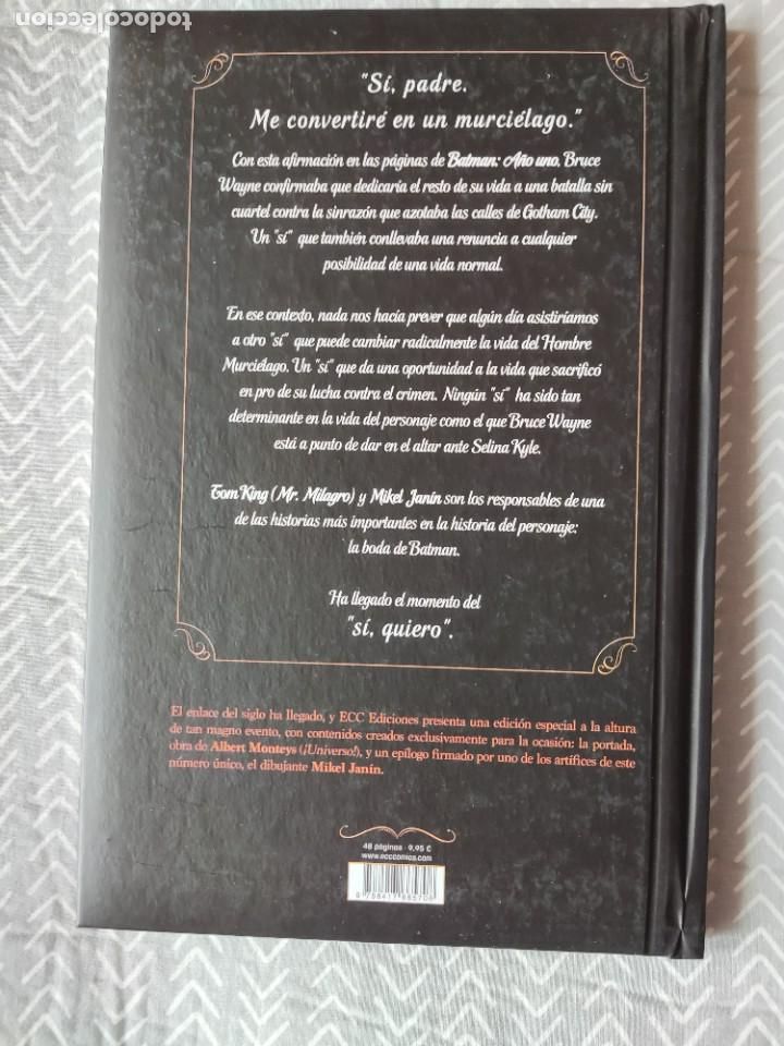 C&oacute;mics: BATMAN LA BODA Edici&oacute;n Especial ECC DIF&Iacute;CIL - Foto 2