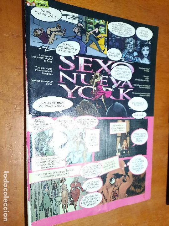 Comics : SEXO EN NUEVA YORK. COMIC BASADO EN LA SERIE. EXTRAIDO DE LA REVISTA EL JUEVES. GRAPA. 4 P&Aacute;GINAS