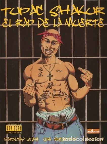 C&oacute;mics: TUPAC SHAKUR. EL RAP DE LA MUERTE - MALSINET EDITOR - IMPECABLE - Foto 1