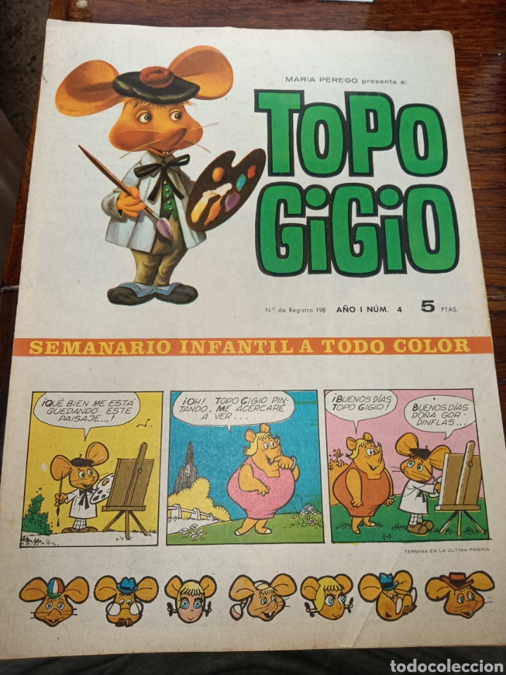 C&oacute;mics: TEBEO TOPO GIGIO A&Ntilde;O I NUM 4 - Foto 1