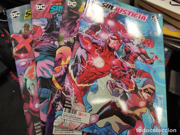 C&oacute;mics: LIGA DE LA JUSTICIA - Sin Justicia 1 2 3 4 - COMPLETA - ECC - Foto 1