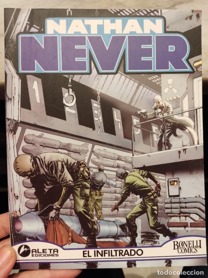 C&oacute;mics: Nathan Never volumen 1 n 9 el infiltrado aleta ediciones Bonelli c&oacute;mics - Foto 1