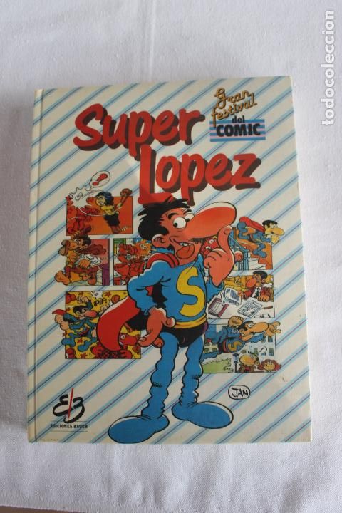 C&oacute;mics: COMIC SUPER LOPEZ TOMO 1 EDICIONES BRUCH POR JAN EDICION LUJO - Foto 1