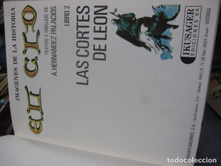 C&oacute;mics: EL CID LIBRO 2 : LAS CORTES DE LEON A. HERNANDEZ PALACIOS EDIT IKUSAGER ANO 1982 - Foto 3