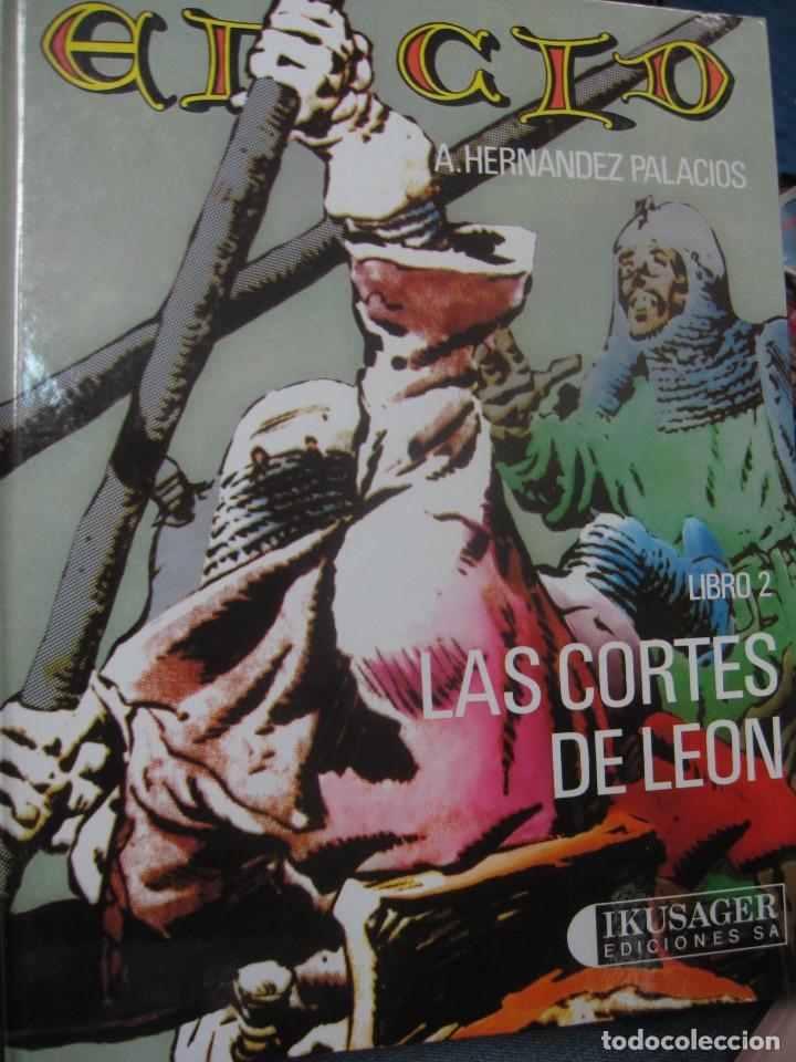 C&oacute;mics: EL CID LIBRO 2 : LAS CORTES DE LEON A. HERNANDEZ PALACIOS EDIT IKUSAGER ANO 1982 - Foto 1