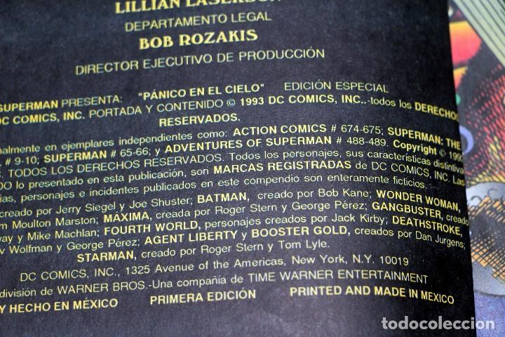 C&oacute;mics: Comic Superman Panico en el cielo editorial vid Mexico primera edici&oacute;n 1993 - Foto 5