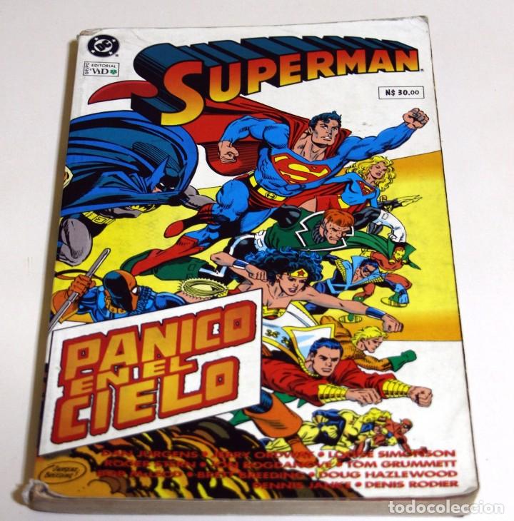 C&oacute;mics: Comic Superman Panico en el cielo editorial vid Mexico primera edici&oacute;n 1993 - Foto 1