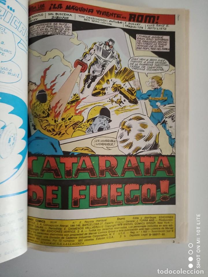 C&oacute;mics: TOMO ENCUADERNANDO ROM Y CAPITAN AMERICA. - Foto 5