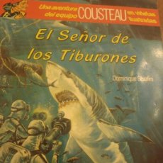 Cómics: LAS AVENTURAS DE COUSTEAU -EL SEÑOR DE LOS TIBURONES -ED. FOLIO - 1995. Lote 365943211