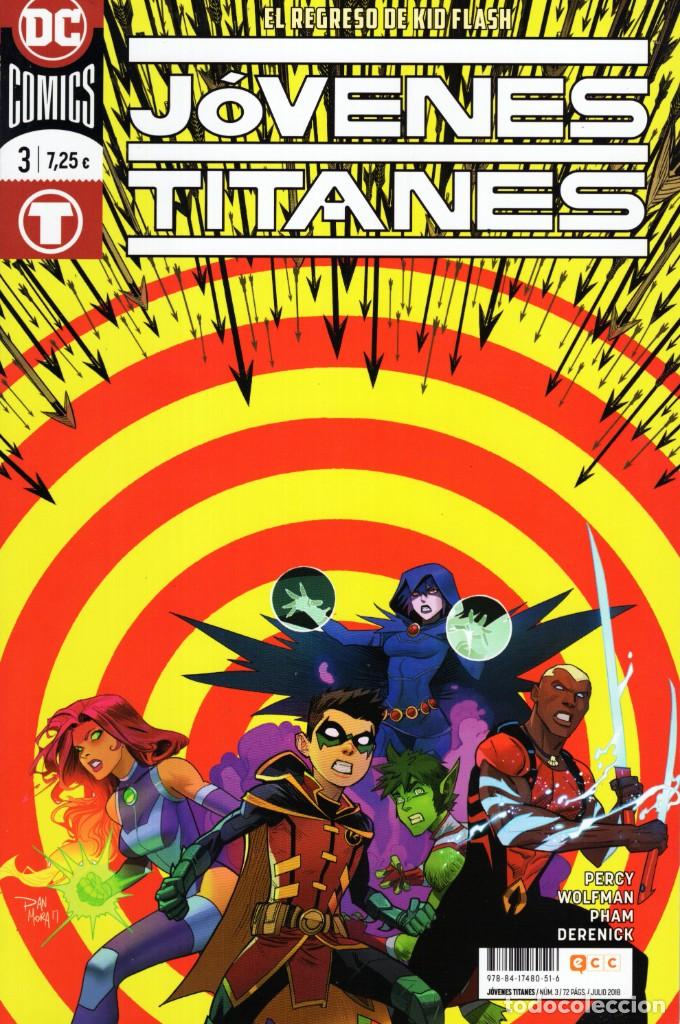 C&oacute;mics: JOVENES TITANES RENACIMIENTO N&ordm; 3 EL REGRESO DE KID FLASH - ECC - IMPECABLE - Foto 1