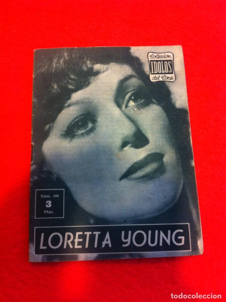 C&oacute;mics: COLECCI&Oacute;N IDOLOS DEL CINE. LORETTA YOUNG. N&ordm; 106 - Foto 1