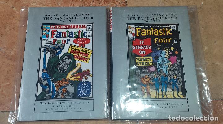 C&oacute;mics: MARVEL MASTERWORKS .FANTASTIC FOUR. VOLUME 3 & 4. USA. - Foto 1