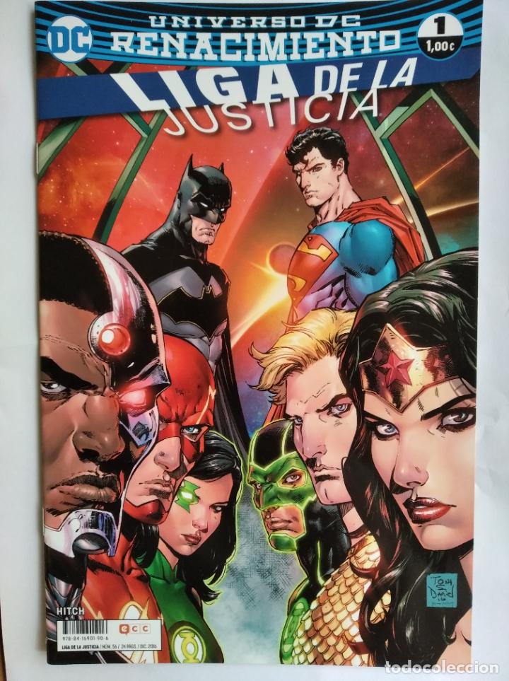 C&oacute;mics: LIGA DE LA JUSTICIA RENACIMIENTO N&ordm; 1. ECC DC COMICS - Foto 1