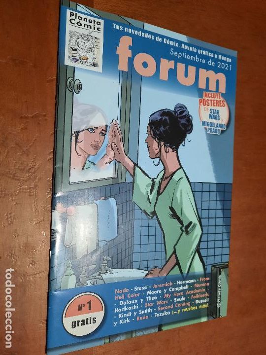 C&oacute;mics: PLANETA COMIC 1. FORUM. GRAPA. SEPTIEMBRE DE 2021. INCLUYE LOS POSTER. CAT&Aacute;LOGO NOVEDADES