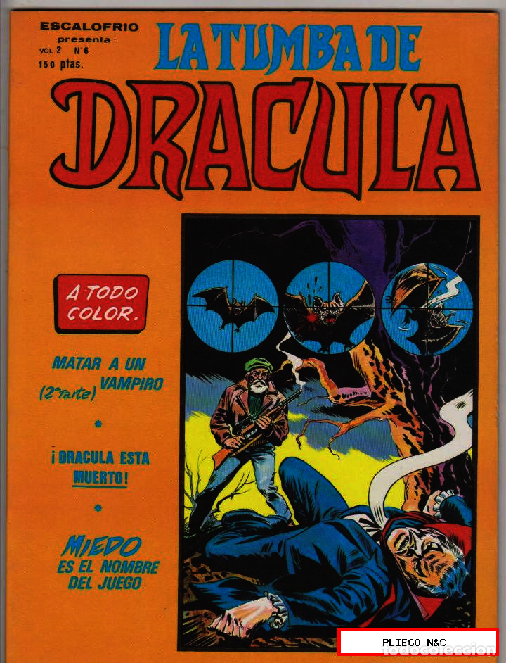 C&oacute;mics: escalofr&iacute;o vol. 2 n&ordm; 6. La tumba de Dr&aacute;cula. V&eacute;rtice - Foto 1