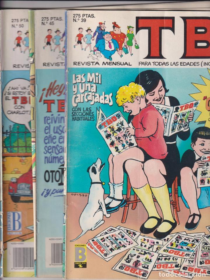C&oacute;mics: TBO. Lote de 3 ejemplares: 39, 45 y 50. B - Foto 1