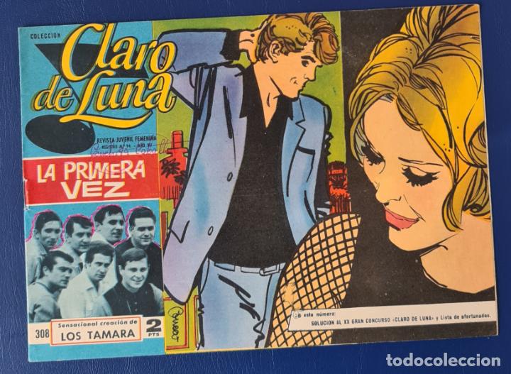 C&oacute;mics: COMIC CLARO DE LUNA LA PRIMERA VEZ - LOS TAMARA - LOS CHEYENES N&ordm; 308 - Foto 1