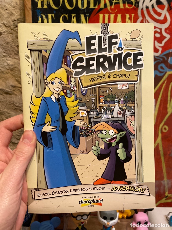C&oacute;mics: C&oacute;mic Elf Service, de heiper y chapu, elfos, enanos&hellip; - Foto 1