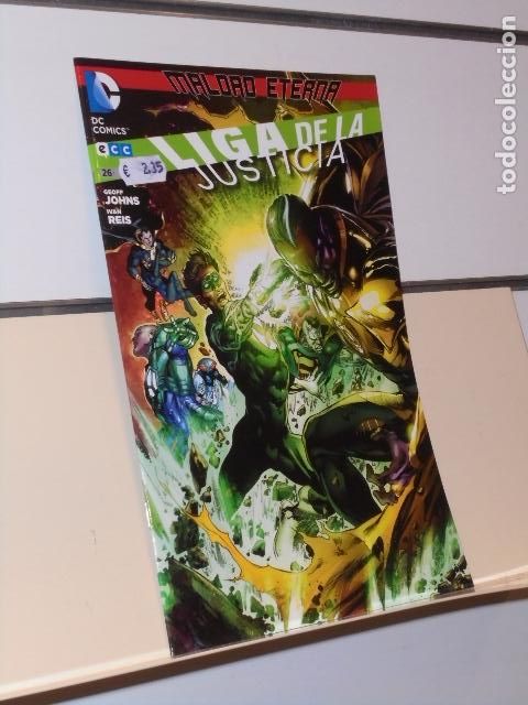 C&oacute;mics: LIGA DE LA JUSTICIA N&ordm; 26 MALDAD ETERNA GEOFF JOHNS DC - ECC - Foto 1