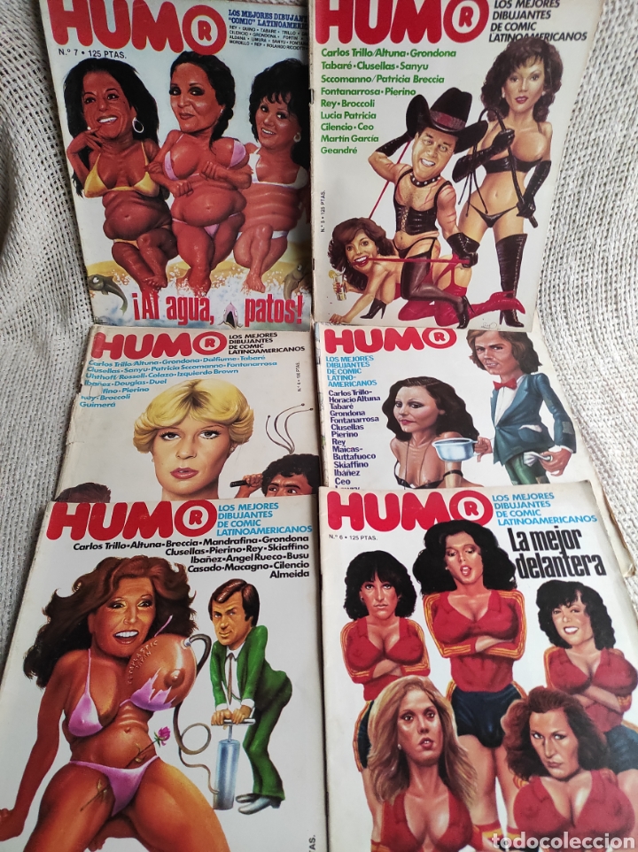 Comics: HUMOR - COMIC - LOTE DE 6 EJEMPLARES - LOS MEJORES DIBUJANTES Y HUMORISTAS LATINOAMERICANOS