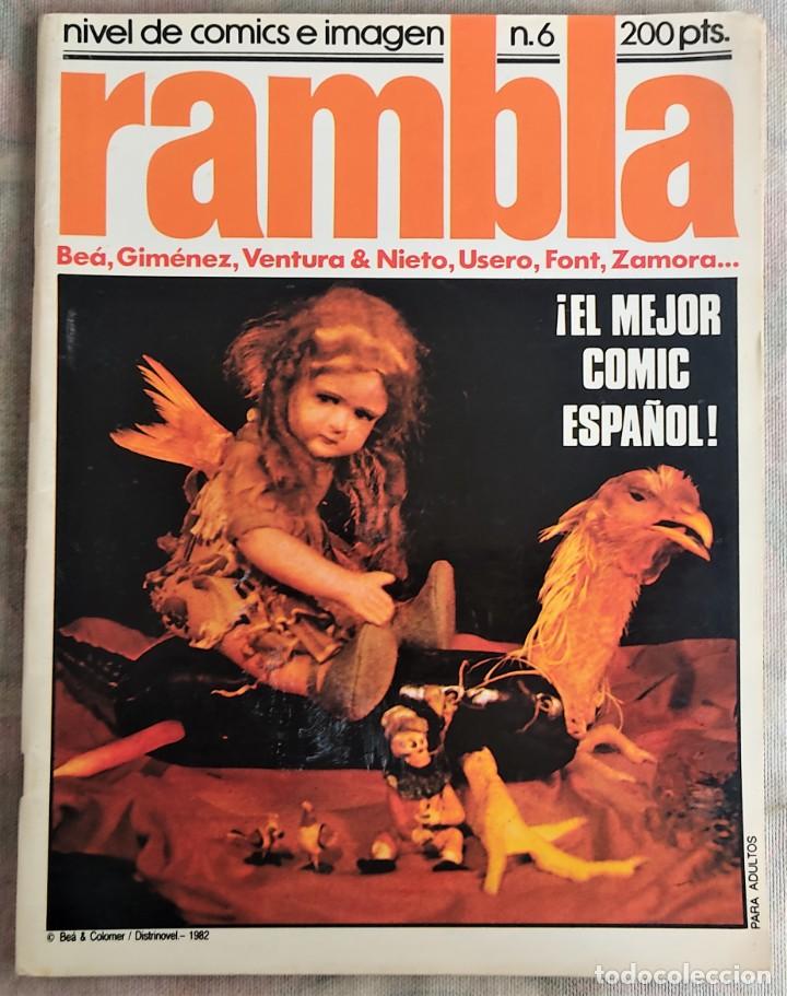 C&oacute;mics: RAMBLA N&ordm; 6 - DISTRINOVEL A&Ntilde;O 1982 - Foto 1