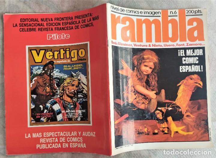 C&oacute;mics: RAMBLA N&ordm; 6 - DISTRINOVEL A&Ntilde;O 1982 - Foto 2