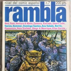Cómics: RAMBLA Nº 7 - DISTRINOVEL AÑO 1982. Lote 335441333