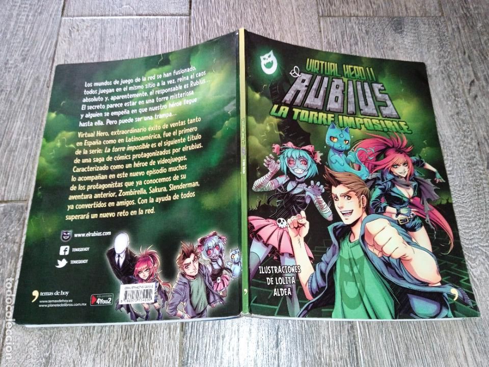 C&oacute;mics: Tebeo c&oacute;mic Virtual hero II El rubius La torre imposible - Foto 2