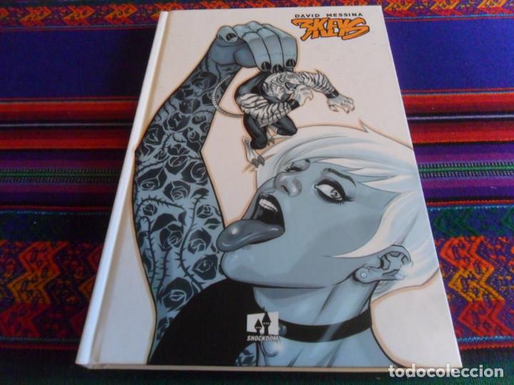 C&oacute;mics: 3 KEYS DAVID MESSINA. SHOCKDOM 1&ordf; EDICI&Oacute;N 2022. TAPAS DURAS. - Foto 1