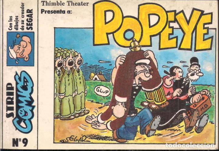 C&oacute;mics: STRIP COMICS N&ordm; 9: POPEYE. DIBUJOS DE SEGAR - Foto 1