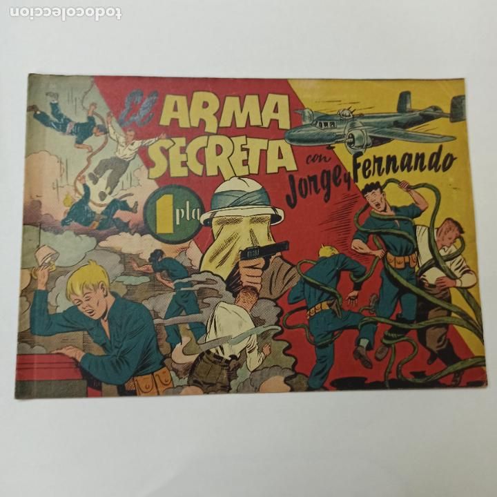 C&oacute;mics: ANTIGUO COMIC TBO ORIGINAL ARMA SECRETA CON JORGE Y FERNANDO - Foto 1