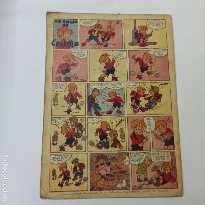 C&oacute;mics: ANTIGUO COMIC TBO ORIGINAL ALMANAQUE JUAN CENTELLA A&Ntilde;O 1945 - Foto 2